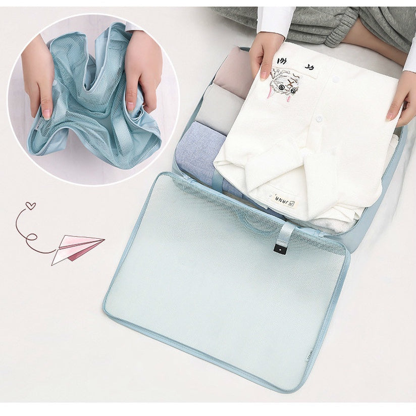 Set de almacenamiento para viaje (7 piezas)