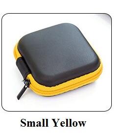 Estuche Rígido para auriculares, cables, Cargador, monedas y tarjeta SD