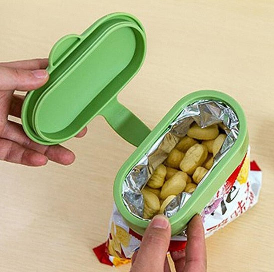3PC/LOT Bolsa de almacenamiento de alimentos Bolsa de sellado de bocadillos tapa mágica tapa dispositivo de sellado multifuncional cubierta de sellado