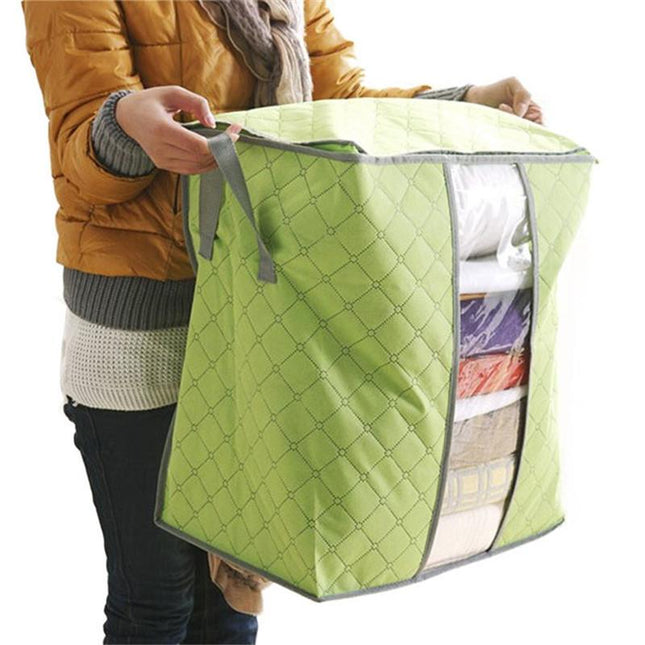 Caja Organizadora Portátil de Bolsa de Almacenamiento No Tejida para Guardar Debajo de la Cama - Bolsa de Almacenamiento de Ropa de Bambú