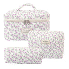Purple peacock flower / 3pcs (large + medium + small)