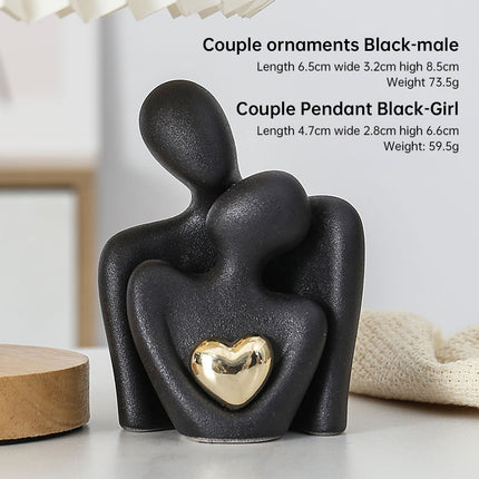 Figura de Decoración de Amor de Cerámica