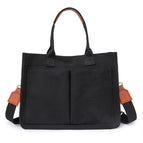 Canvas briefcase/ black