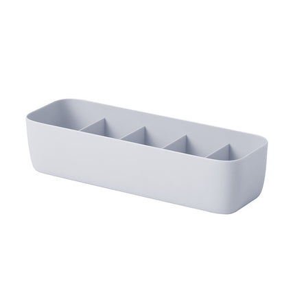 Grid Socks Storage Box Plastic Underwear Panties Storage Box Desktop Drawer Organizer Box Can Be Stacked