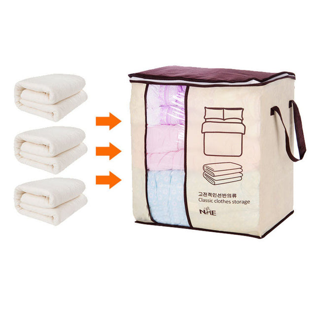 Korean Style New Non-Woven Finishing Bag Portable Storage Bag Quilt Bag Quilt Bag