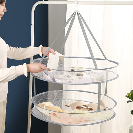 Clothes Drying Is Not Deformed Clothes Drying Basket Net Pocket Clothes Drying Socks Tiled Drying Rack Net