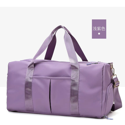 Sport Fitness Gym Bag with Shoes Compartment Travel Overnight Shoulder Weekender Duffel Bag