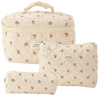Checkered flowers / 3pcs (large + medium + small)