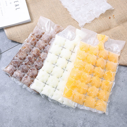 Summer Self-Sealing Disposable Ice Bag Household Frozen Ice Cube Mold Ice Box Bag 1 Pack Of 10 Pieces