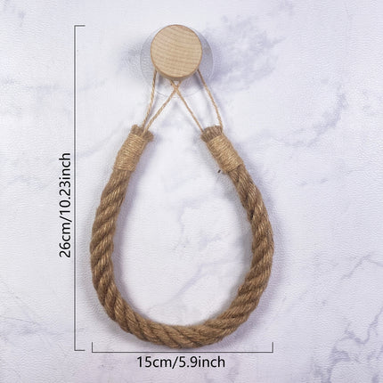 Portarollos de Papel Higiénico de Cuerda de Cáñamo