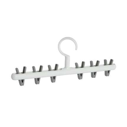 Clothes Rack One-Shaped Drying Hanging Socks Underwear Artifact Household Baby Clothes Rack Multi-Clip Balcony Windproof Sock Drying Rack
