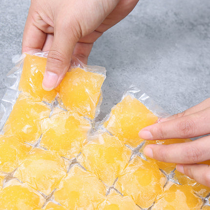 Summer Self-Sealing Disposable Ice Bag Household Frozen Ice Cube Mold Ice Box Bag 1 Pack Of 10 Pieces