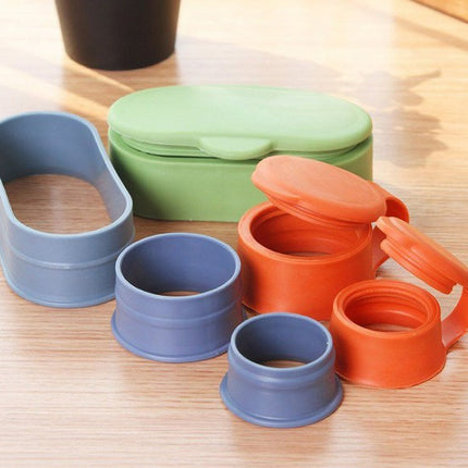 3PC/LOT Bolsa de almacenamiento de alimentos Bolsa de sellado de bocadillos tapa mágica tapa dispositivo de sellado multifuncional cubierta de sellado