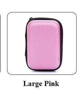 Estuche Rígido para auriculares, cables, Cargador, monedas y tarjeta SD