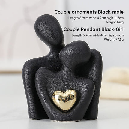 Figura de Decoración de Amor de Cerámica