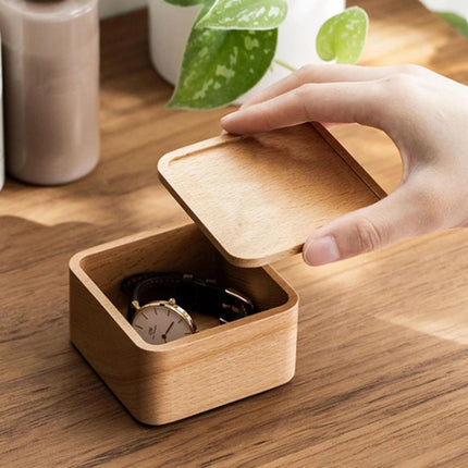 Caja Pequeña de Madera para Pequeños Accesorios-Caja para Cajones-Joyero Pequeño de Madera
