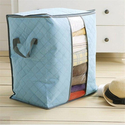 Caja Organizadora Portátil de Bolsa de Almacenamiento No Tejida para Guardar Debajo de la Cama - Bolsa de Almacenamiento de Ropa de Bambú