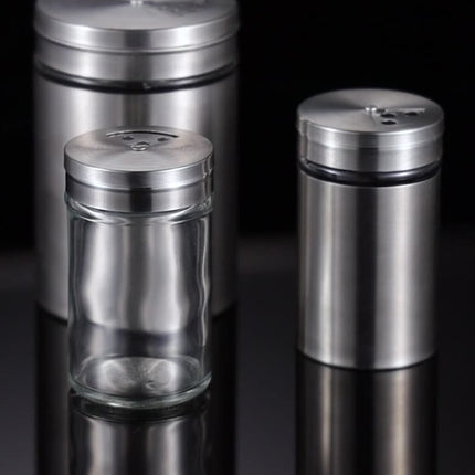 Bote de condimentos para el hogar de acero inoxidable 304, herramienta para barbacoa, botella para pimienta, condimentos multiusos