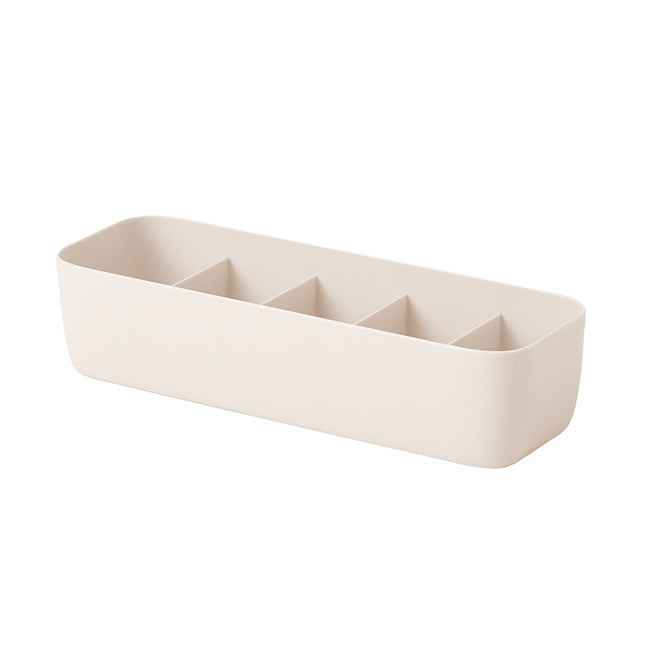 Grid Socks Storage Box Plastic Underwear Panties Storage Box Desktop Drawer Organizer Box Can Be Stacked