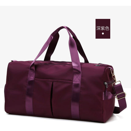 Sport Fitness Gym Bag with Shoes Compartment Travel Overnight Shoulder Weekender Duffel Bag