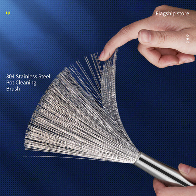 Cepillo de Acero Inoxidable para Ollas o Coladores