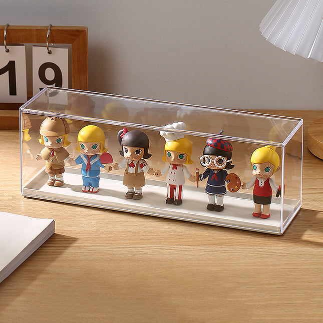 Caja de exhibición de figuras, soporte para elementos de colección, caja de almacenamiento