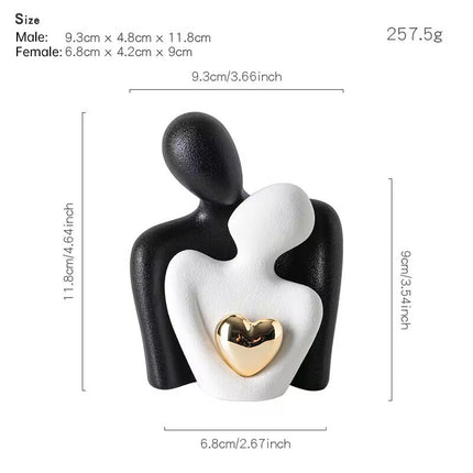 Figura de Decoración de Amor de Cerámica
