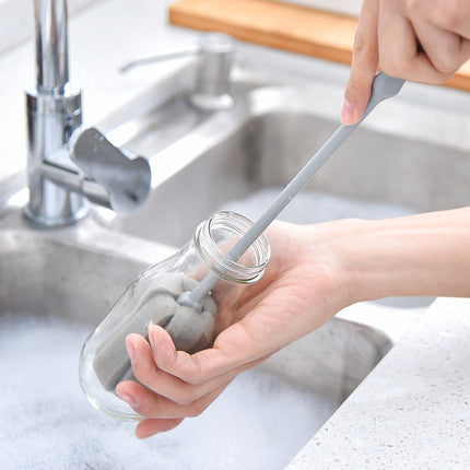 Cepillo de Limpieza para Tazas Botellas de vidrio-Cepillo Desinfectante Elementos Tubulares