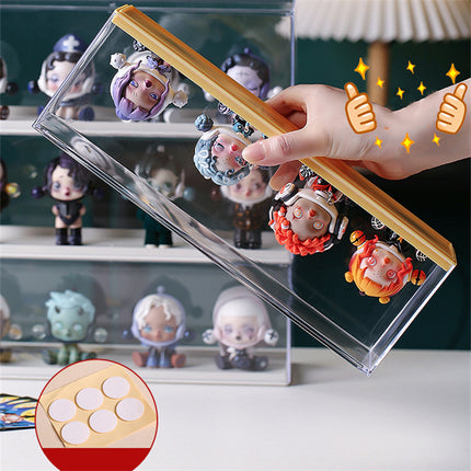 Caja de exhibición de figuras, soporte para elementos de colección, caja de almacenamiento
