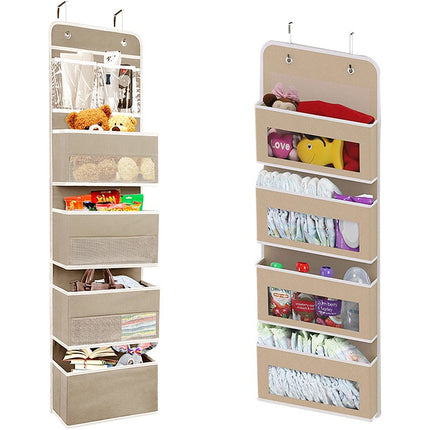 Fabric Dormitory Storage Bag, Clothes Bag, Hanging Organizing Bag, Clothes Cabinet Door, Storage and Hanging Bag