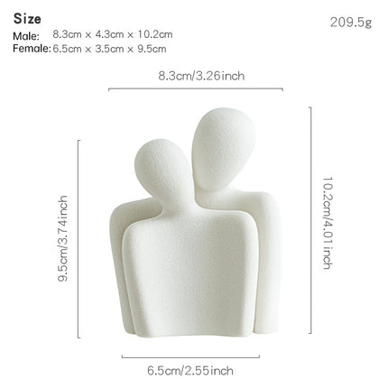 Figura de Decoración de Amor de Cerámica