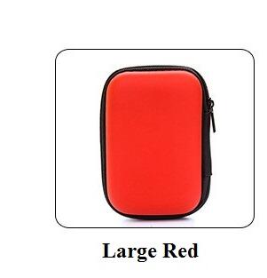 Estuche Rígido para auriculares, cables, Cargador, monedas y tarjeta SD