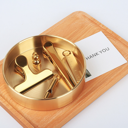 Round Metal Desk Organiser