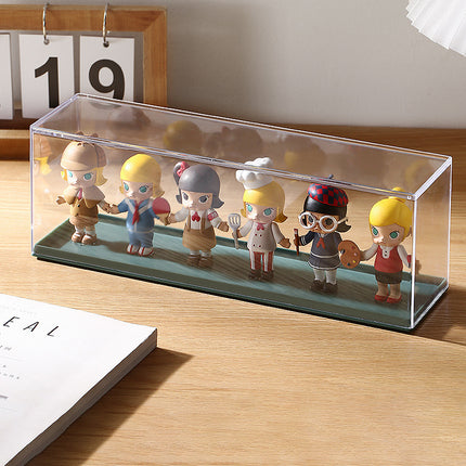 Caja de exhibición de figuras, soporte para elementos de colección, caja de almacenamiento