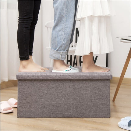 Taburete de Almacenamiento de tela