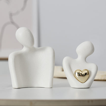 Figura de Decoración de Amor de Cerámica