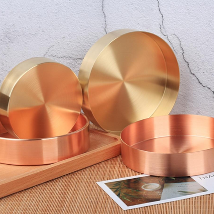 Round Metal Desk Organiser