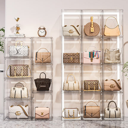 Organizador de Bolsos Transparente-Caja Organizadora de Bolsos-Organizador de Bolsos o Carteras