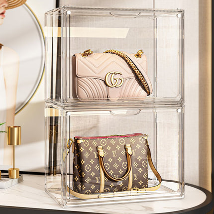 Organizador de Bolsos Transparente-Caja Organizadora de Bolsos-Organizador de Bolsos o Carteras