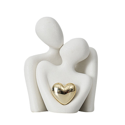 Figura de Decoración de Amor de Cerámica